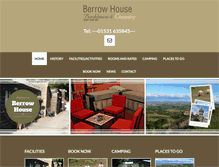 Tablet Screenshot of berrowhouse.co.uk